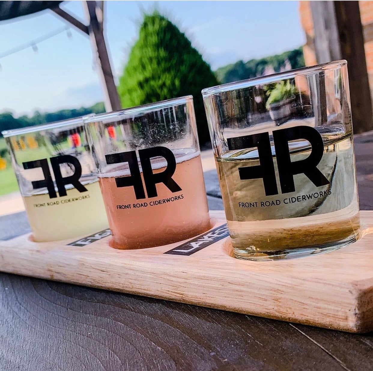 Cider Tasting Experience Blueberry Hill Winery Front Road Cellars